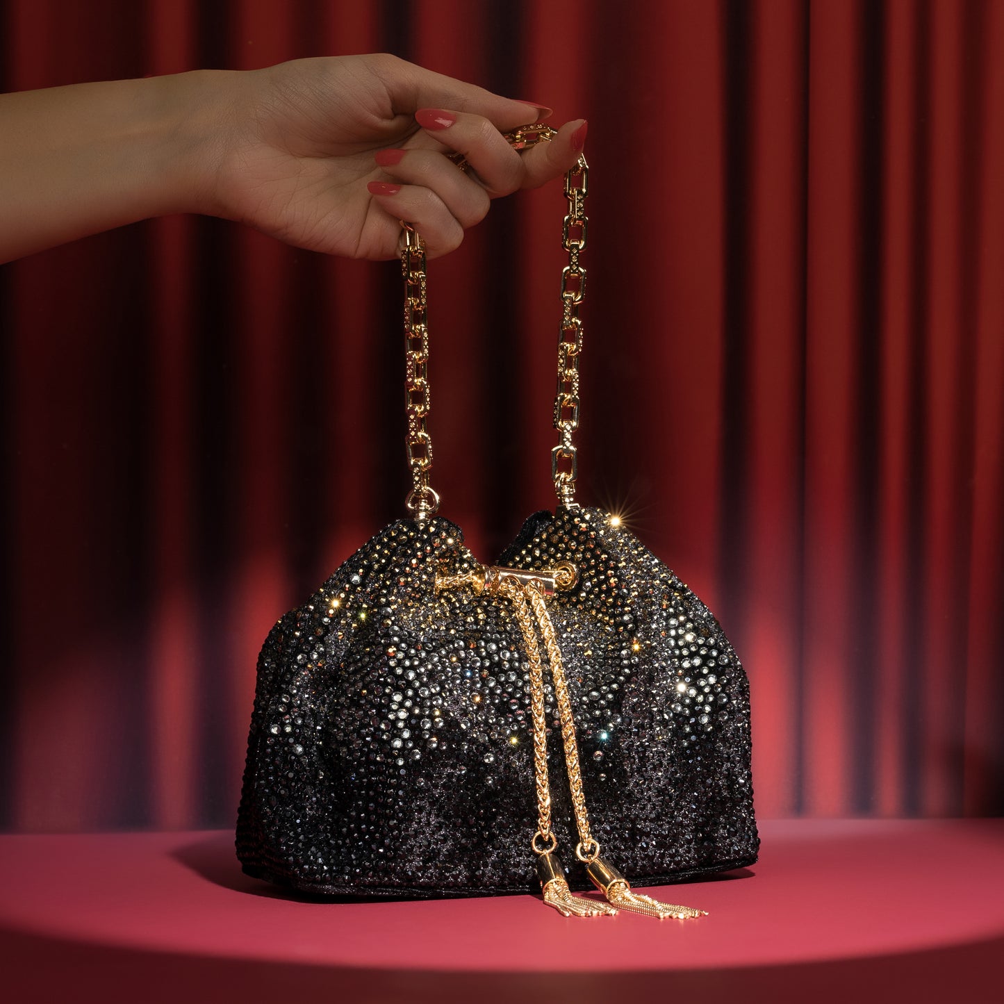Noor Black and Gold Midi