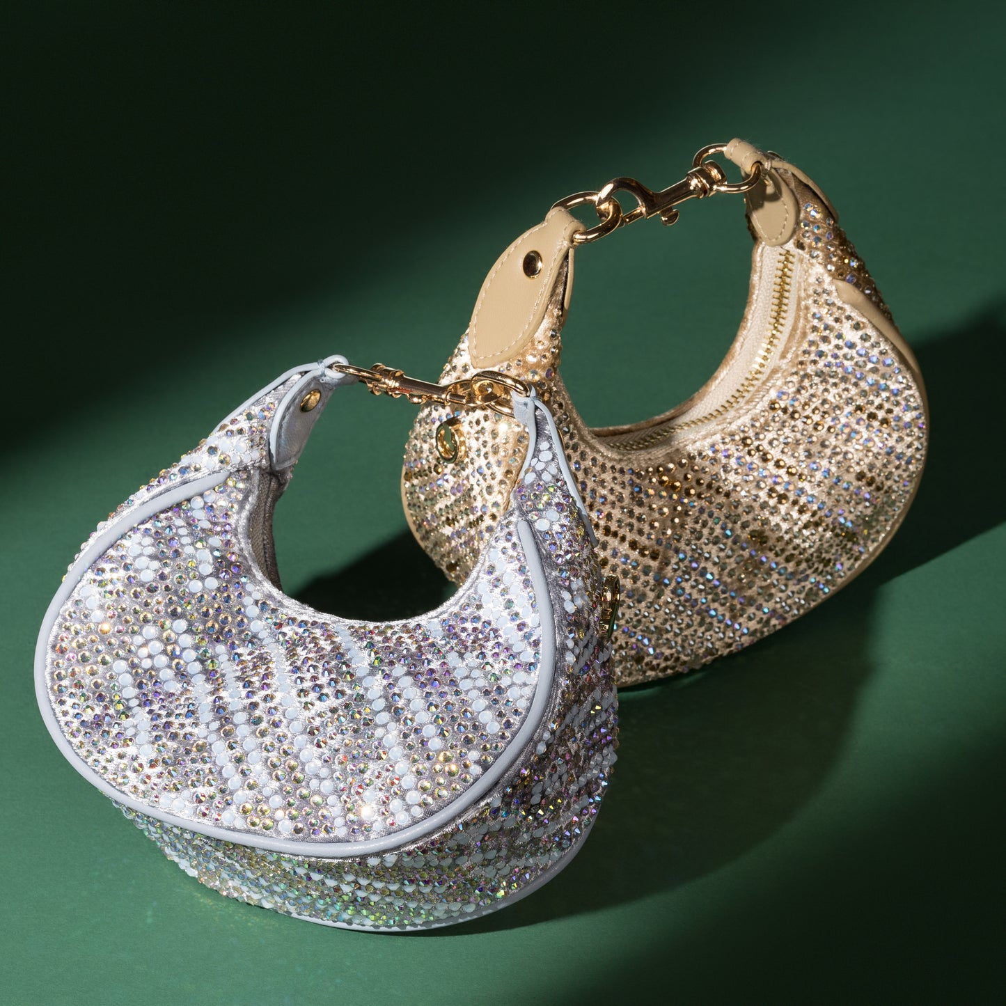 Emily Gold Moon Bag