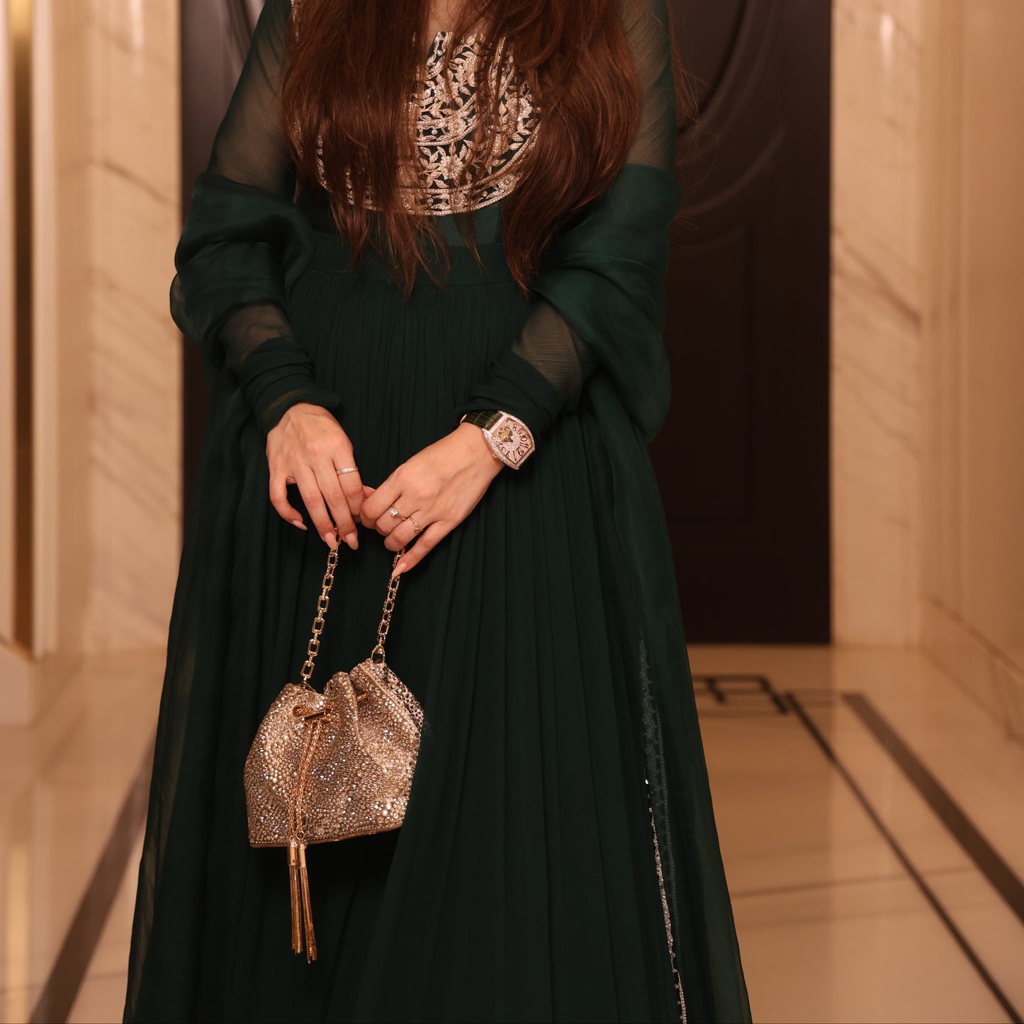 Aura Gold Midi