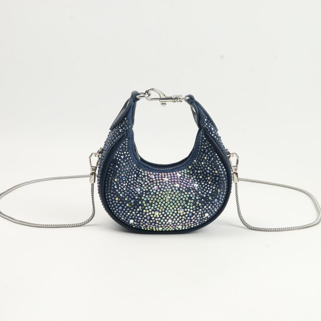 Mehfil Denim Moon Bag