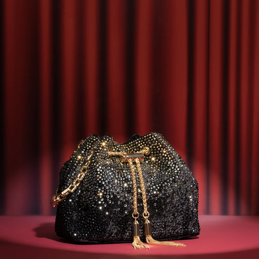 Noor Black and Gold Midi