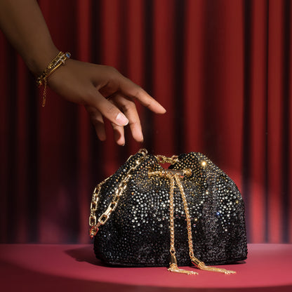 Noor Black and Gold Midi
