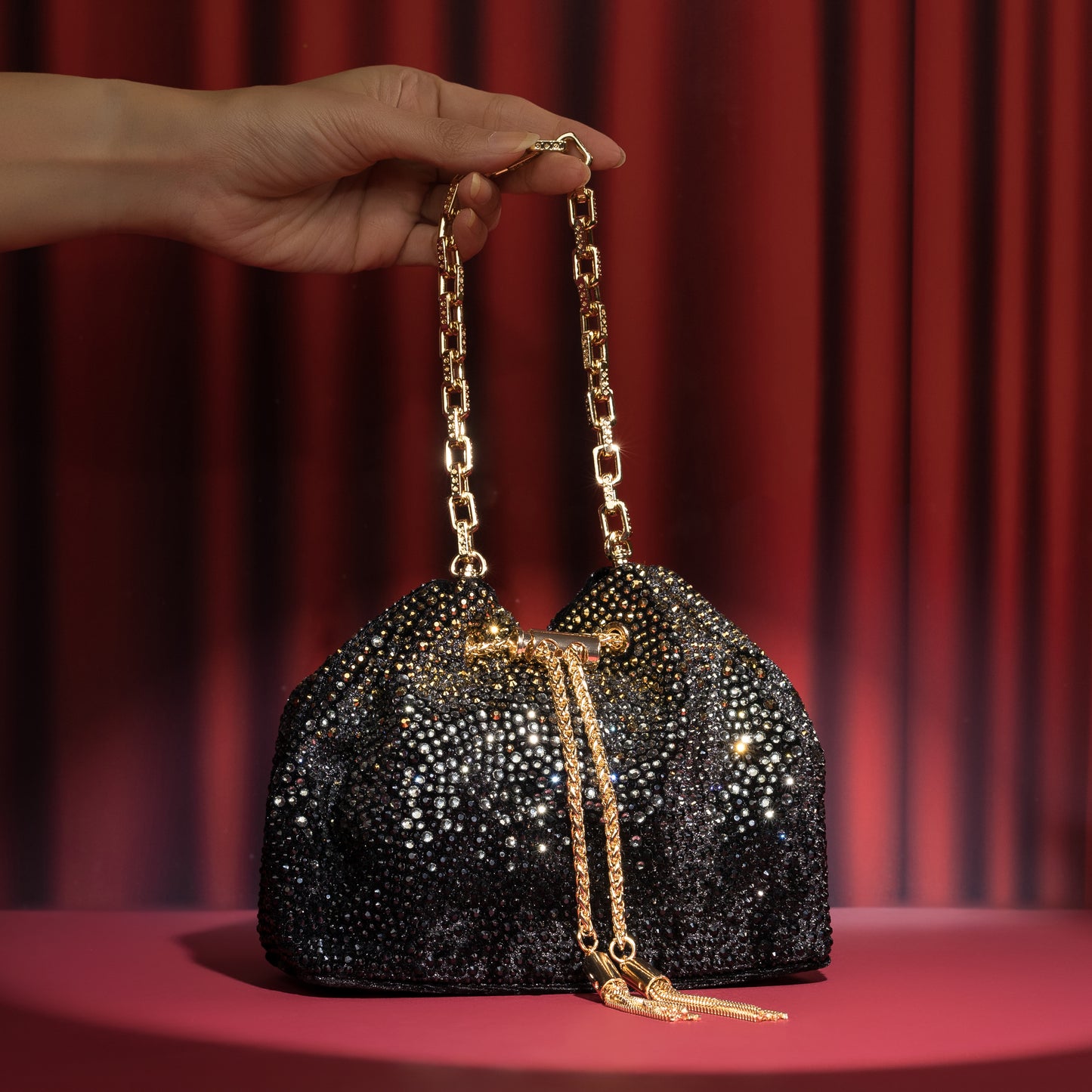 Noor Black and Gold Midi