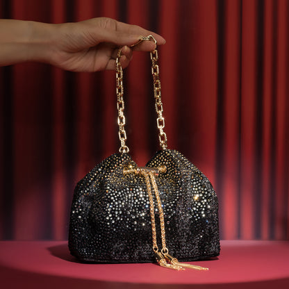 Noor Black and Gold Midi