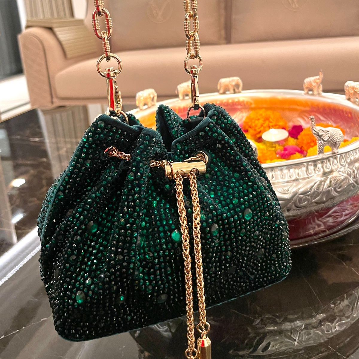 Aura Midi Green