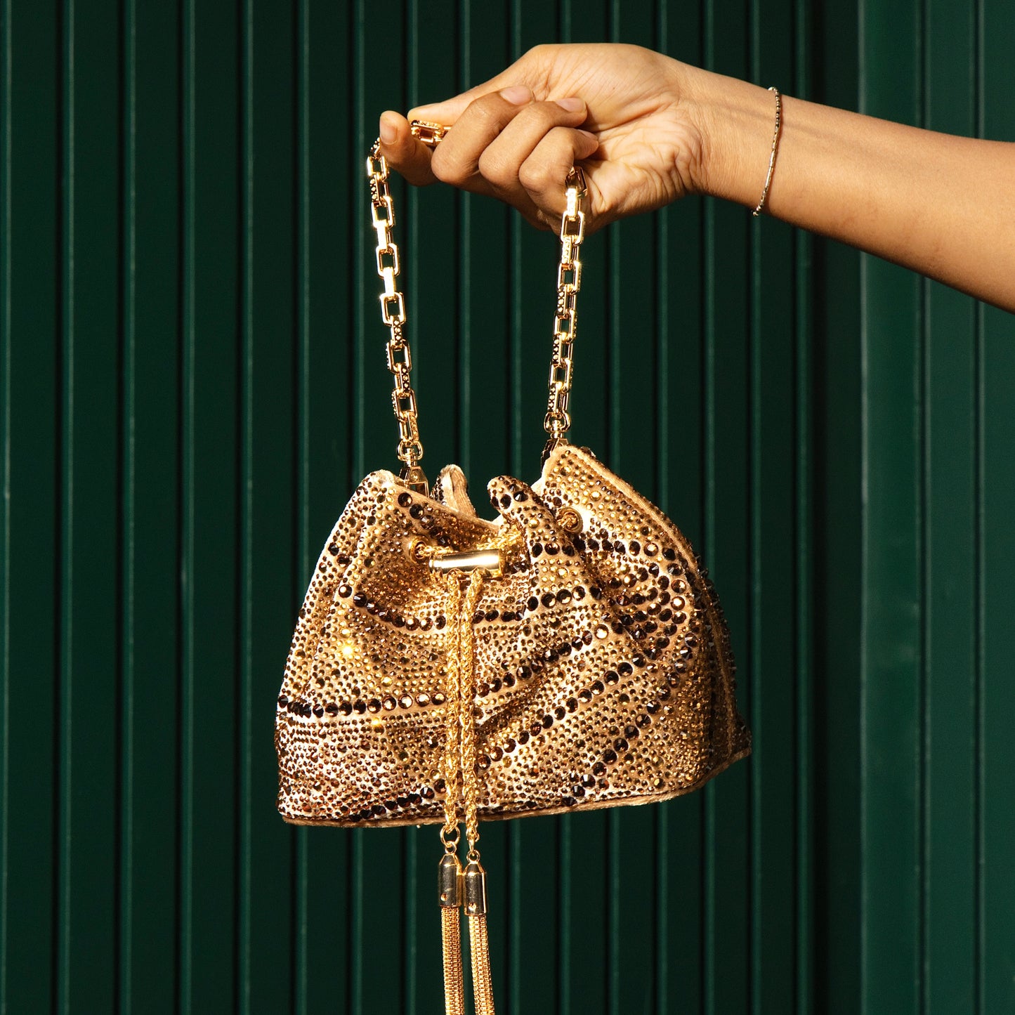 Aura Dark Gold Midi