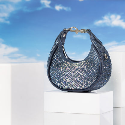 Mehfil Denim Moon Bag
