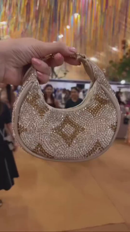Mehfil Gold Moon Bag